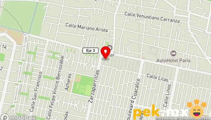 mapa de ADM Electricistas Electricista, Tienda de materiales para la construcción en Coacalco de Berriozabal