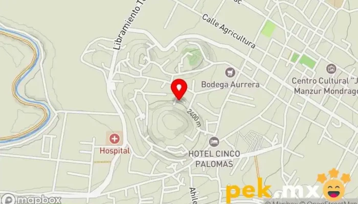mapa de Ahuacatitlan Sociedad de viviendas en Temascalcingo de José María Velasco