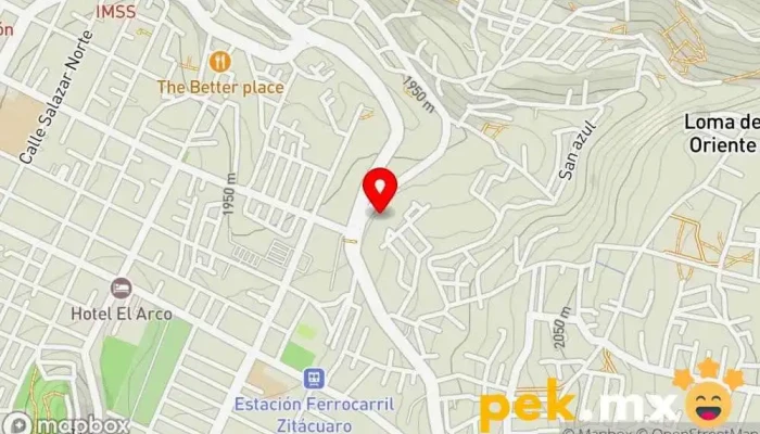 mapa de Albañil y Plomero Electricista  en Zitácuaro