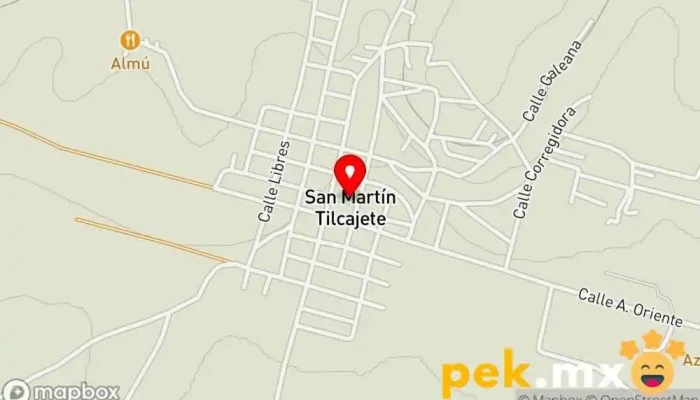 mapa de Alebrijes calvo aguilar Artesanía en San Martín Tilcajete