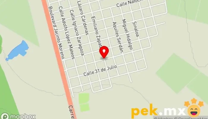 mapa de Alfonso G. Calderón  en Alfonso G. Calderón