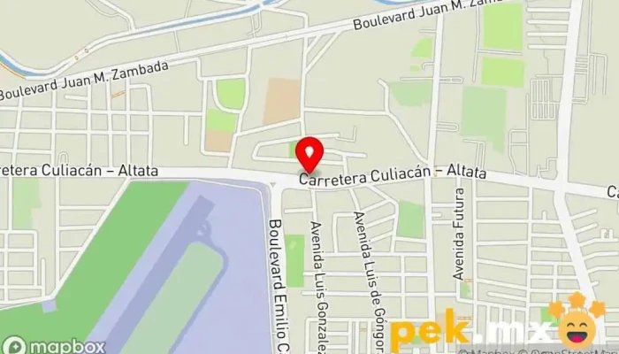 mapa de ALIANZA ELECTRICA DEL PACIFICO Tienda de electricidad en Culiacán Rosales