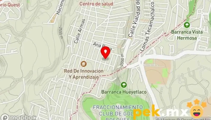mapa de Aluminio Vidrio Y Herrería Hernández Electricista, Contratista general en Naucalpan de Juárez