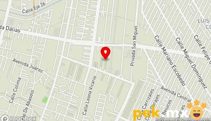 mapa de A.P.F Electricista en Coacalco de Berriozabal