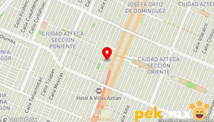 mapa de Aplicaciones y Servicios Eléctricos a la Industria Electricista en Ecatepec de Morelos