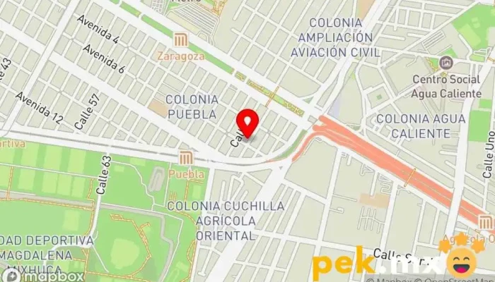 mapa de Arauz Instalaciones Eléctricas Electricista en Venustiano Carranza, Ciudad de México