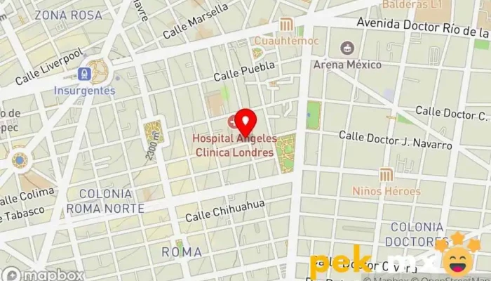 mapa de ARTE Y DISEÑO EN ELECTRICIDAD Electricista en Cuauhtémoc, Ciudad de México
