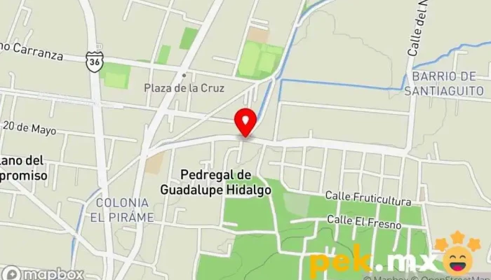 mapa de Artículos De Electricidad Los Chavitos Comercio en El Pedregal de Guadalupe Hidalgo