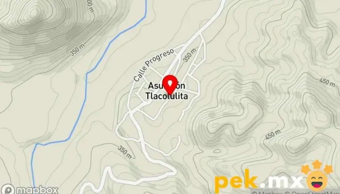 mapa de Asunción Tlacolulita  en Oaxaca