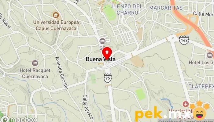 mapa de Auto cerrajería suarez Cerrajero en Cuernavaca