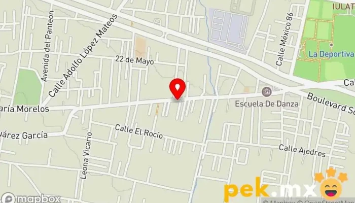 mapa de Auto Servicio Electrico Taller de reparación de automóviles en Linda Vista