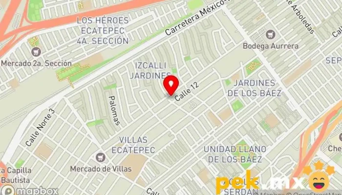 mapa de Automatizacion en Sistemas y Redes Electricas Electricista en Ecatepec de Morelos