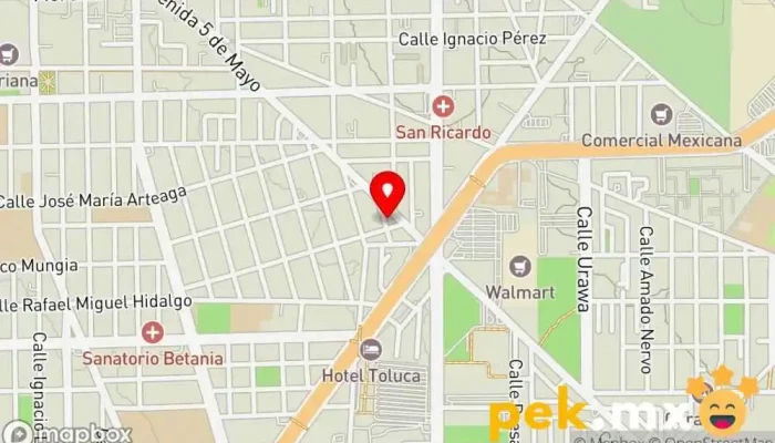 mapa de Autopartes Eléctricas Islas Tienda de repuestos para automóviles, Tienda de electricidad en Toluca de Lerdo