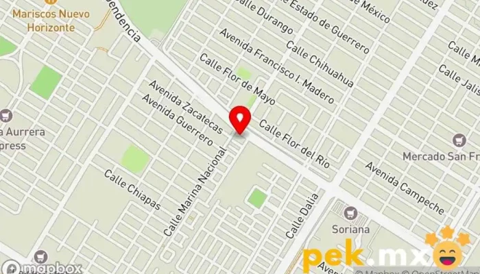 mapa de Autos y Camionetas El Armenta Consultora de marketing en Los Mochis