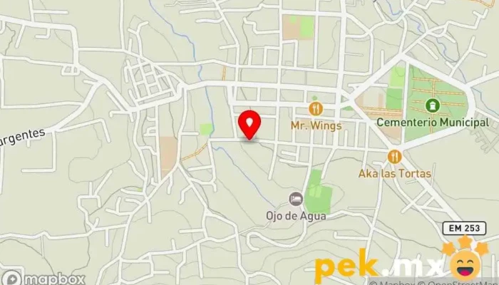 mapa de Basurero municipal Almoloya de Juárez Vertedero en Centro