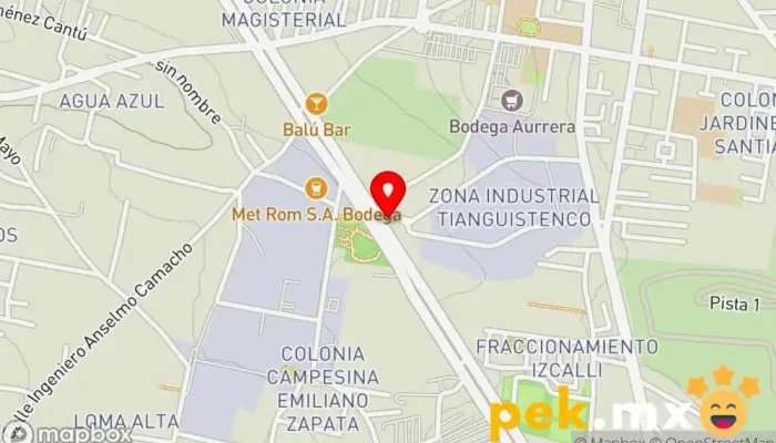 mapa de Bomba de Agua Potable de Santiago Tianguistenco Compañía suministradora de agua en Santiago Tianguistenco de Galeana