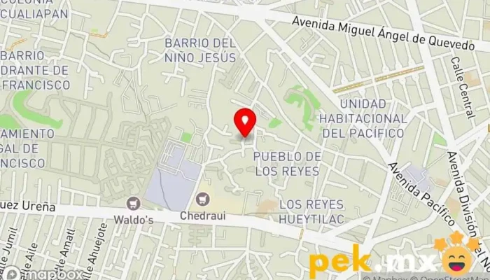 mapa de CAAVE INSTALACIONES SA DE CV Servicio de instalación eléctrica en Coyoacán, Ciudad de México