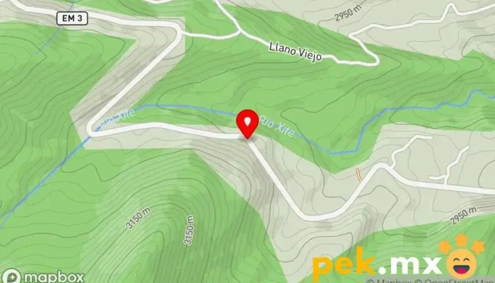 mapa de Cabañas El Ocoxal Cabaña de montaña, Alojamiento en Santa Ana Jilotzingo