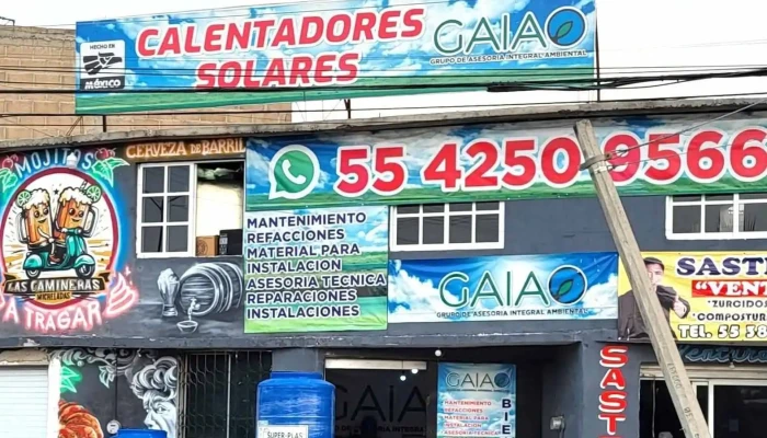 Calentadores Solares Gaia -  Exterior - Ixtapaluca