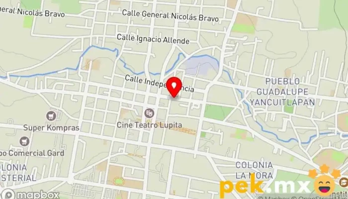 mapa de Calentadores solares Santiago Proveedor de sistemas solares de agua caliente, Oficinas de empresa en Santiago Tianguistenco de Galeana