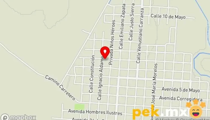 mapa de CAPACITACION INDUSTRIAL EN MANTENIMIENTO ELECTRICO. Empresa constructora en Unión Hidalgo