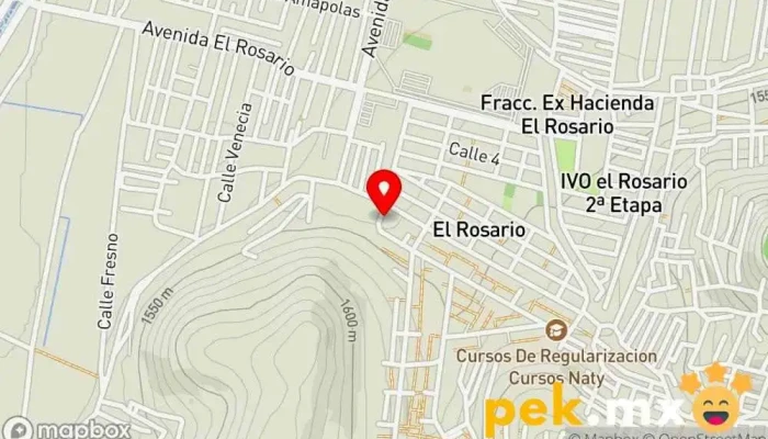 mapa de Carcamo de rebombeo SAPAO Compañía suministradora de agua en El Rosario