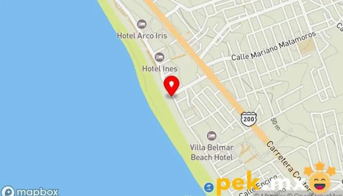 mapa de Carcamo Zicatela Servicio de gestión de aguas residuales en Brisas de Zicatela