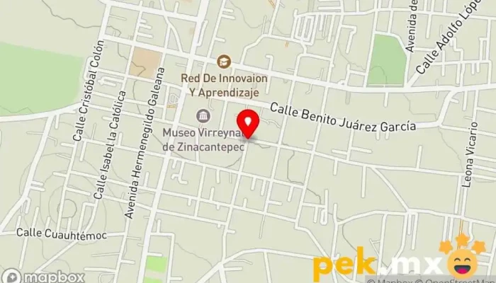 mapa de Casa Electricista en San Miguel Zinacantepec