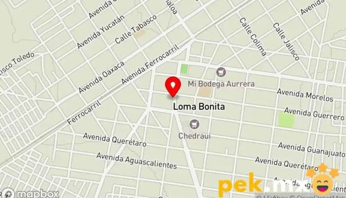 mapa de Centro eléctrico de Córdoba Tienda de electricidad en Loma Bonita