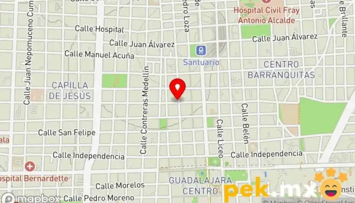 mapa de CERRAJERIA 24 HORAS Cerrajero en Guadalajara