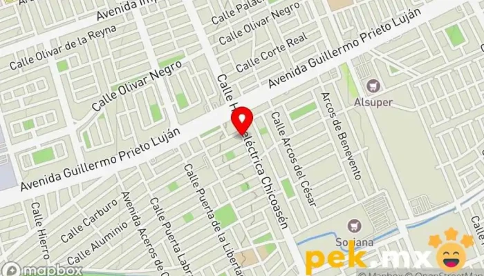mapa de Cerrajeria 24 horas Rapi Llaves Cerrajero en Chihuahua