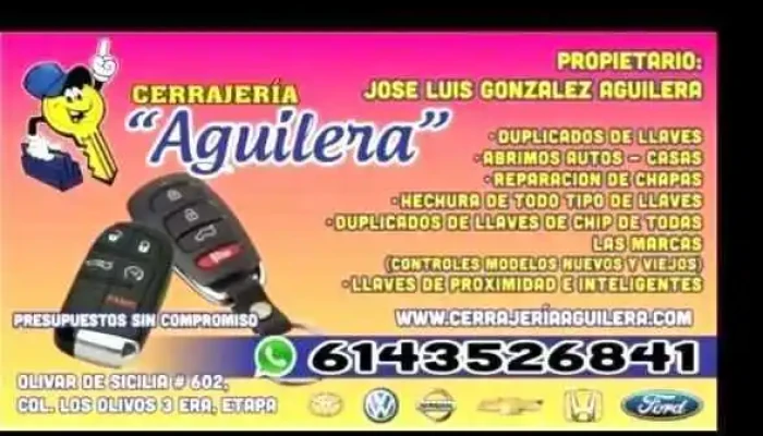 Cerrajeria Aguilera -  Del Propietario - Chihuahua