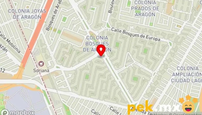 mapa de Cerrajería Aguirre Cerrajero en Cdad. Nezahualcóyotl