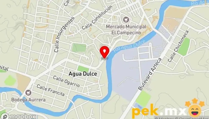 mapa de Cerrajeria Alvarado Jr Cerrajero en Agua Dulce