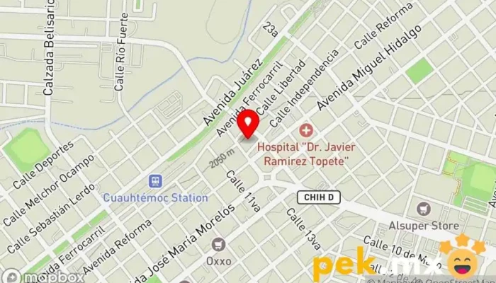 mapa de Cerrajeria Anahuac Cerrajero, Service establishment en 