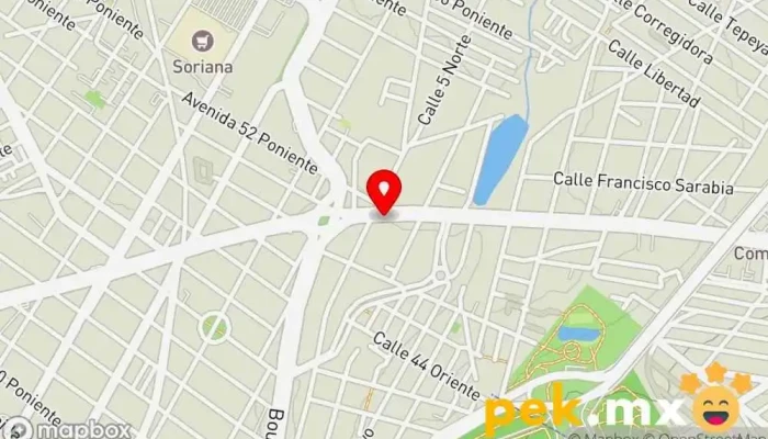 mapa de CERRAJERÍA ANGELÓPOLIS Cerrajero en Heroica Puebla de Zaragoza