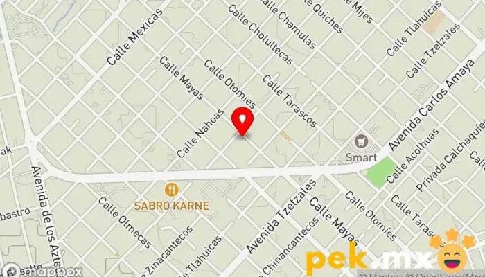 mapa de Cerrajería automotriz aztecas Cerrajero en Juárez