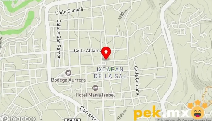 mapa de Cerrajería Automotriz Cerrajero en Ixtapan de la Sal