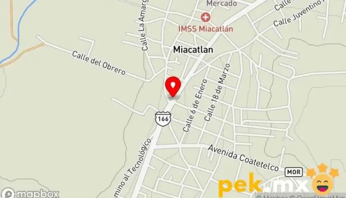 mapa de Cerrajeria Automotriz Morales Cerrajero en Miacatlán