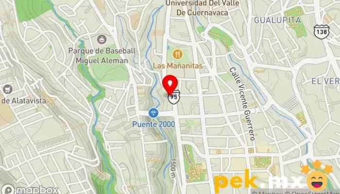 mapa de CERRAJERIA AUTOMOTRIZ SAF Cerrajero en Cuernavaca