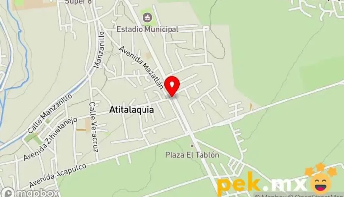 mapa de CERRAJERÍA AUTOMOTRIZ Y RESIDENCIAL Cerrajero en Atitalaquia