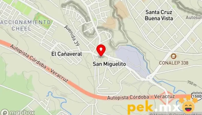 mapa de Cerrajería automotriz zuñiga Cerrajero en Córdoba