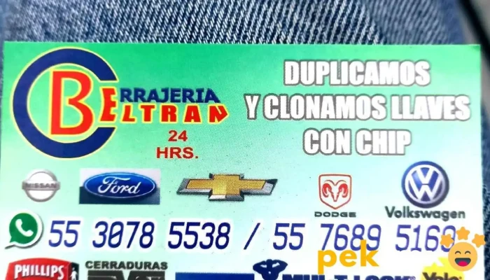 Cerrajeria Beltran 24hrs Donde - Tecamac de Felipe de Villanueva
