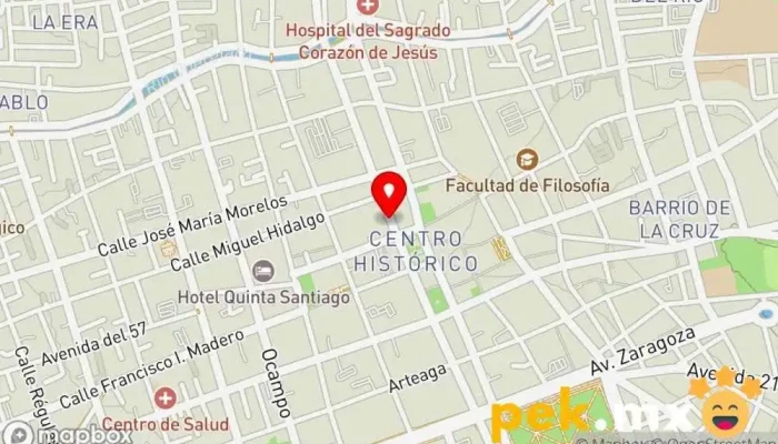 mapa de Cerrajería Breña Cerrajero en Santiago de Querétaro