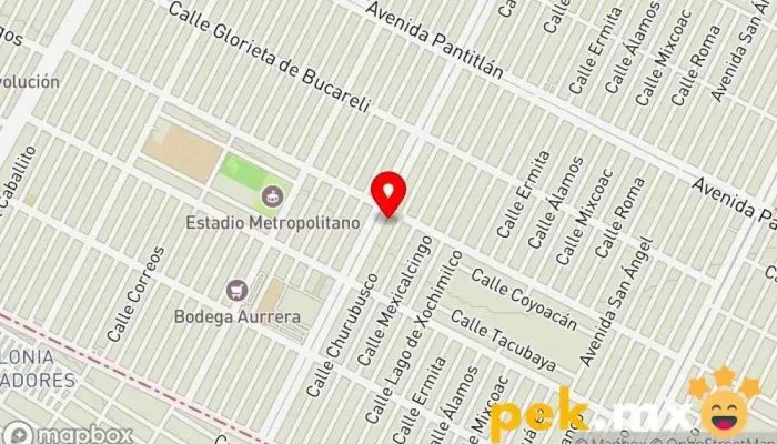 mapa de CERRAJERIA CAPORAL Cerrajero en Cdad. Nezahualcóyotl