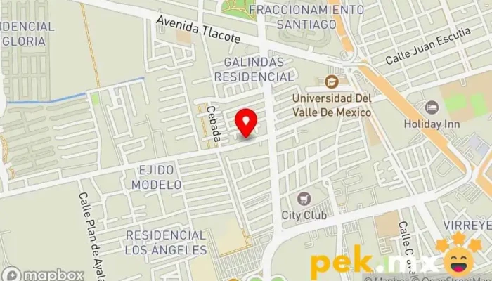 mapa de Cerrajería Capricornio Servicio de duplicación de llaves, Cerrajero en Santiago de Querétaro