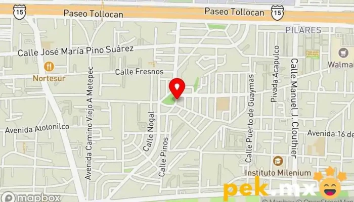 mapa de Cerrajería Casablanca Cerrajero en Toluca