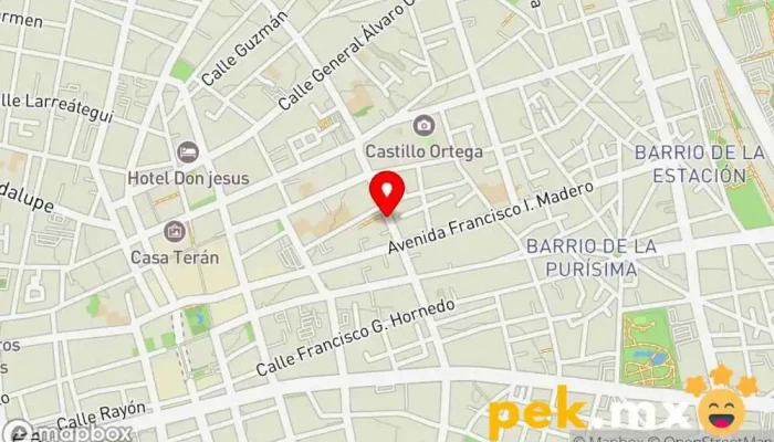 mapa de Cerrajería CerraMax Cerrajero en Aguascalientes