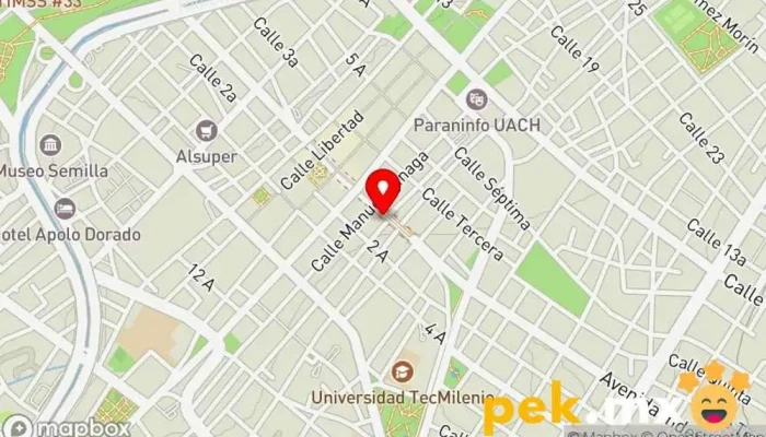 mapa de CERRAJERÍA Chihuahua Raul Rojas Cerrajero en Chihuahua