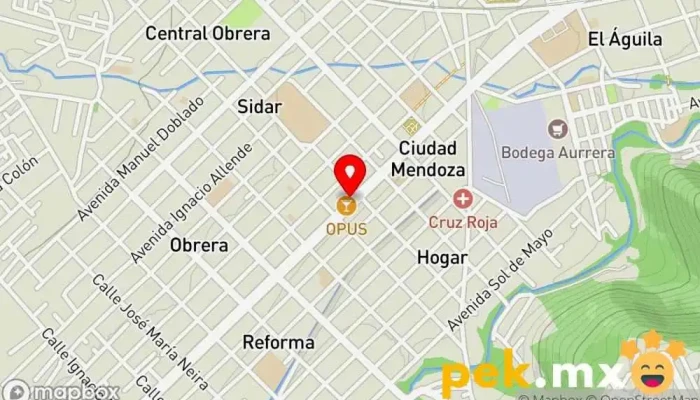 mapa de Cerrajería Cocotle. Cerrajero en Cdad. Mendoza